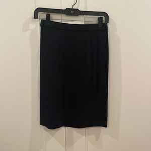 Carmen black pencil skirt
